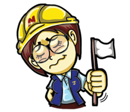 Jaidee Engineer English sticker #4442467