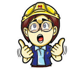 Jaidee Engineer English sticker #4442471