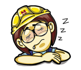 Jaidee Engineer English sticker #4442475