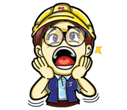 Jaidee Engineer English sticker #4442476