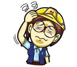 Jaidee Engineer English sticker #4442479