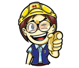 Jaidee Engineer English sticker #4442480