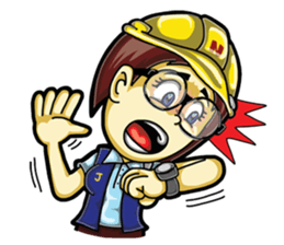 Jaidee Engineer English sticker #4442481