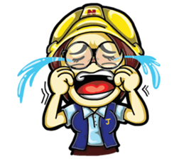 Jaidee Engineer English sticker #4442484