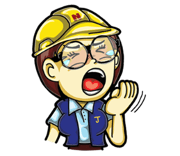 Jaidee Engineer English sticker #4442486