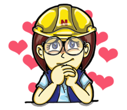 Jaidee Engineer English sticker #4442487