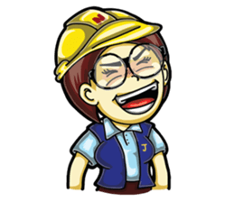 Jaidee Engineer English sticker #4442488