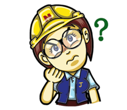 Jaidee Engineer English sticker #4442489