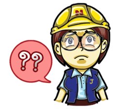 Jaidee Engineer English sticker #4442490