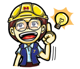 Jaidee Engineer English sticker #4442491