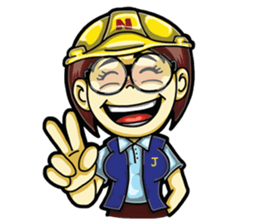 Jaidee Engineer English sticker #4442492