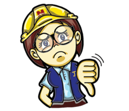 Jaidee Engineer English sticker #4442493