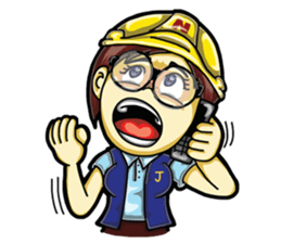 Jaidee Engineer English sticker #4442494