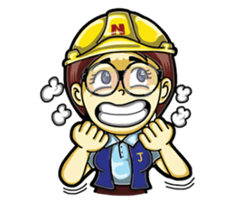 Jaidee Engineer English sticker #4442495