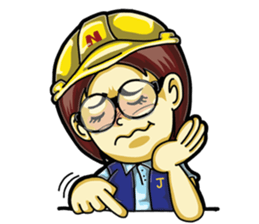 Jaidee Engineer English sticker #4442496