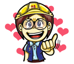 Jaidee Engineer English sticker #4442498