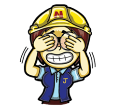 Jaidee Engineer English sticker #4442500