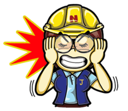 Jaidee Engineer English sticker #4442502