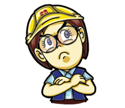 Jaidee Engineer English sticker #4442503