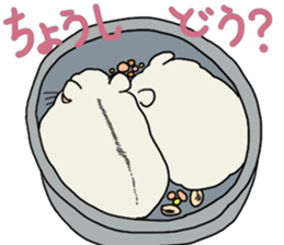 Pretty twin hammy sticker #4544868