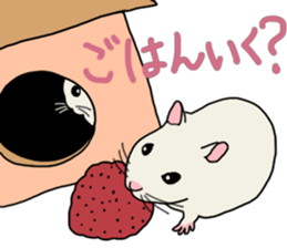 Pretty twin hammy sticker #4544876