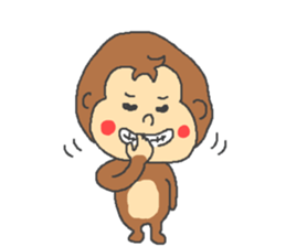 Saru kani kassen sticker #4571416