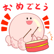 octopus-chan ZU sticker #4587159