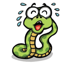 Sanook cute snake sticker #4635769