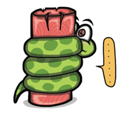 Sanook cute snake sticker #4635784