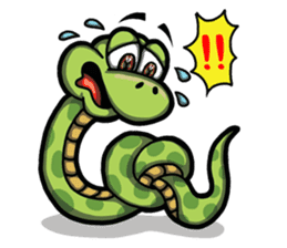 Sanook cute snake sticker #4635800