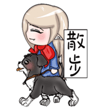 Locks and cool guys rich emotional sticker #4642885