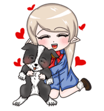 Locks and cool guys rich emotional sticker #4642887