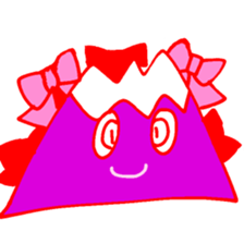 Happy Fuji Illusion sticker #5184299