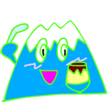 Happy Fuji Illusion sticker #5184300