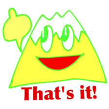 Happy Fuji Illusion sticker #5184301