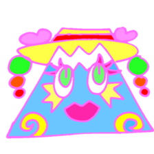 Happy Fuji Illusion sticker #5184306