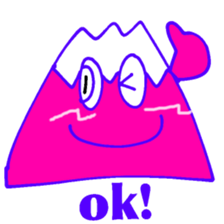 Happy Fuji Illusion sticker #5184308