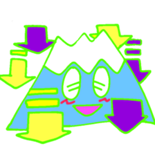 Happy Fuji Illusion sticker #5184315