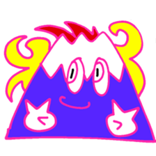 Happy Fuji Illusion sticker #5184316