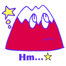 Happy Fuji Illusion sticker #5184320