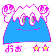 Happy Fuji Illusion sticker #5184321