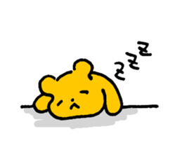 Shy bear sticker. sticker #5243233