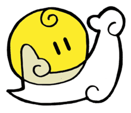 The love of curly moon & cloud sticker #5244030