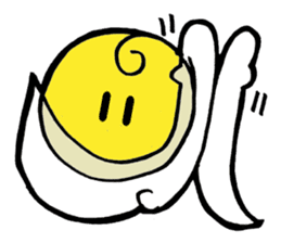 The love of curly moon & cloud sticker #5244032