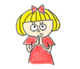 Erin with bobbed hair sticker #5271254