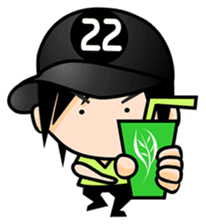 Small Kazuya brother (2) sticker #5271457