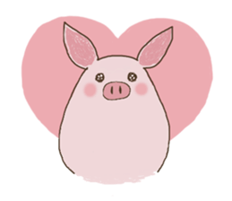 Little Pig,Lovely sticker #5362199