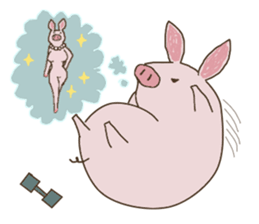 Little Pig,Lovely sticker #5362211