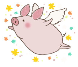 Little Pig,Lovely sticker #5362212