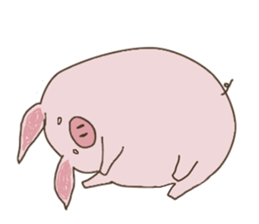Little Pig,Lovely sticker #5362215